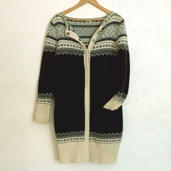 Stunning shetland maxi cardigan - Picture 1 of 2